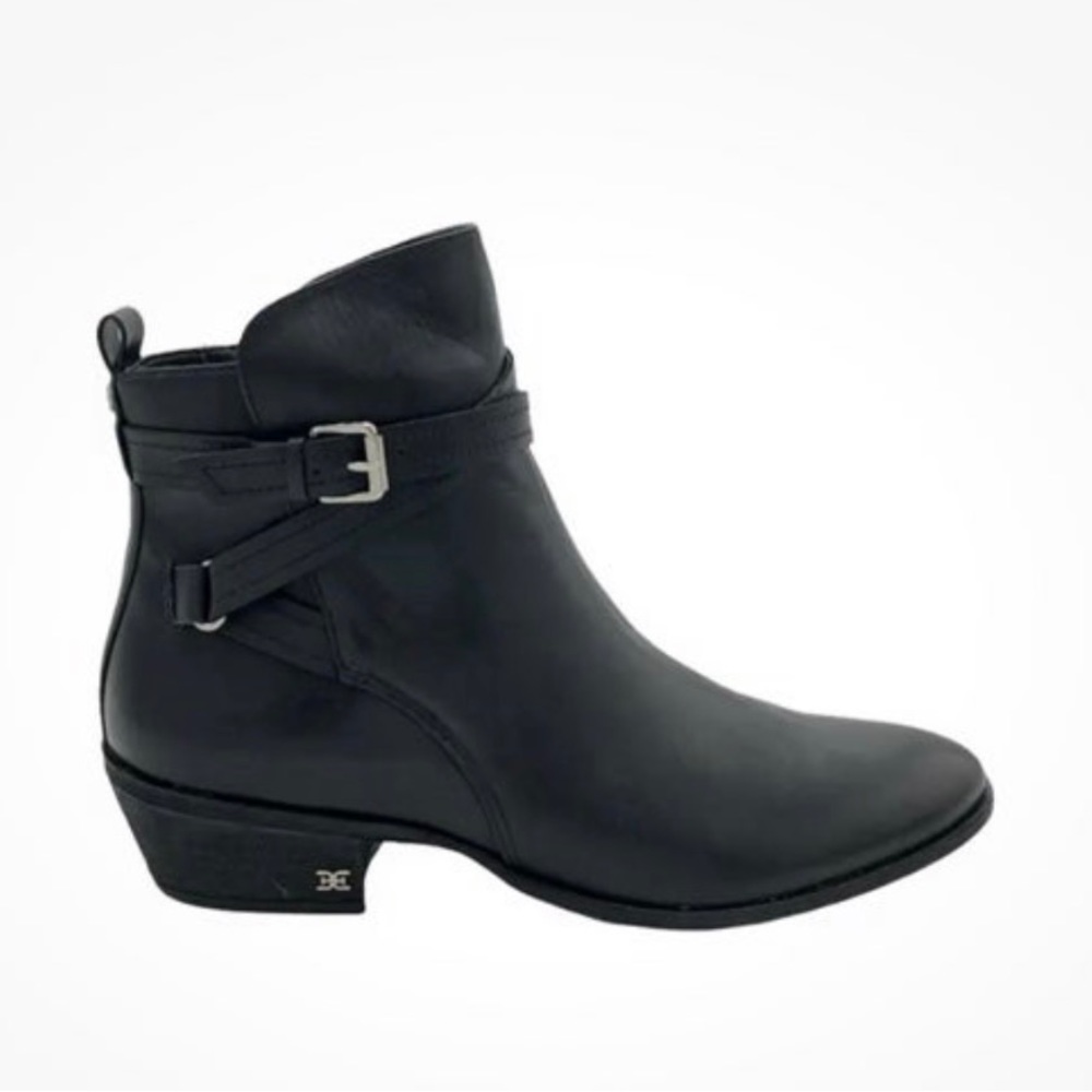 Sam Edelman Leather Ankle Boots Polina Womens